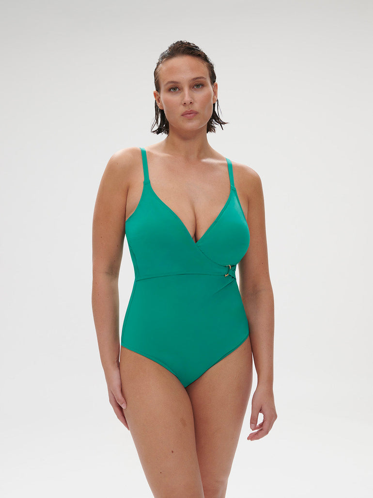 Wireless Molded One-Piece - Waterfall Green