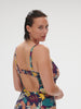 Underwired one-piece swimsuit - Seaside Blue Print