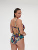 Underwired one-piece swimsuit - Seaside Blue Print