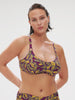 Underwired brassière - Agadir Purple Print