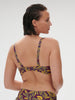 Underwired bikini triangle - Agadir Purple Print