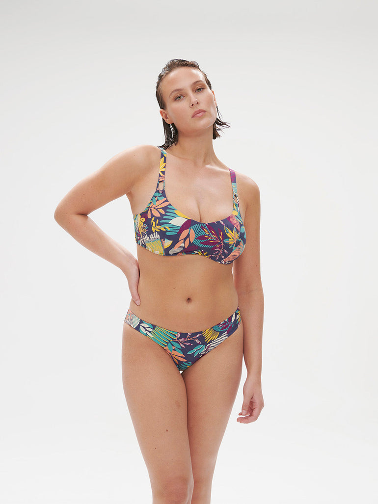Bikini brief - Seaside Blue Print