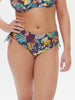 High-waist bikini brief - Seaside Blue Print
