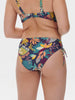 High-waist bikini brief - Seaside Blue Print