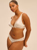 Soft cup triangle bra - Natural