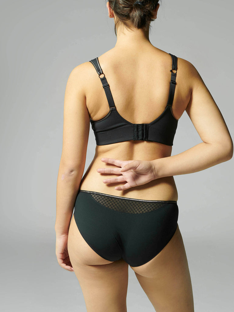 Harmony High Impact Sports Bra w/ Underwire - Black