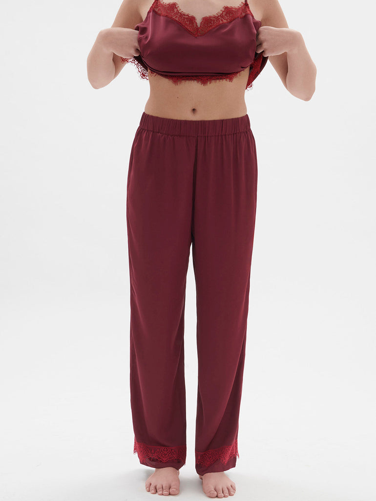 Night pants - Spinel Red