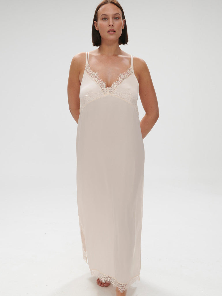 Long Nightdress - Sakura pink