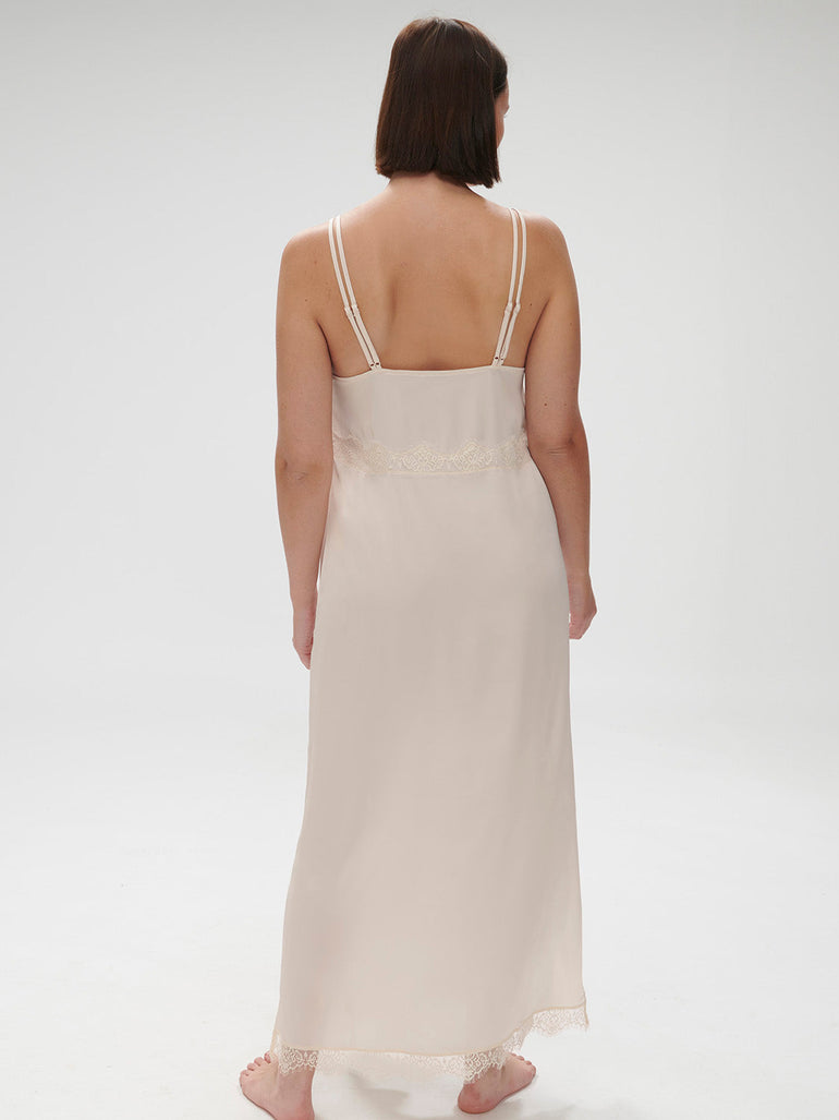 Long Nightdress - Sakura pink