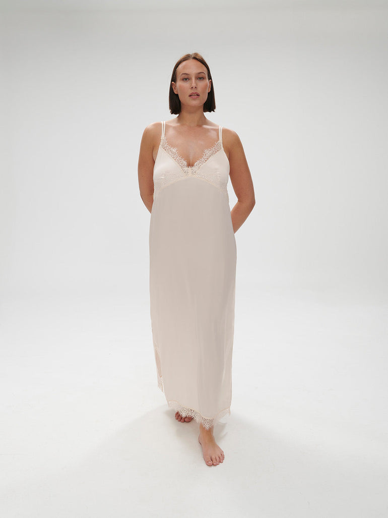 Long Nightdress - Sakura pink