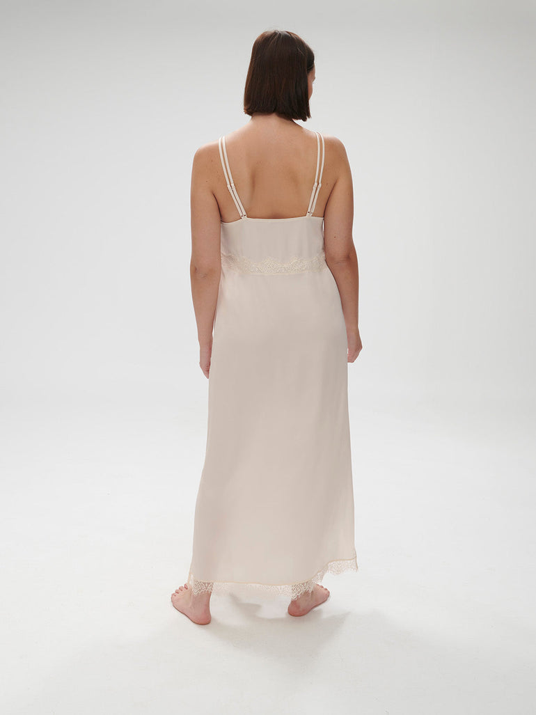 Long Nightdress - Sakura pink