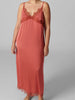 Satin Secrets Long Nightdress - Quartz Pink