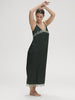 Satin Secrets Long Nightdress - Kolsaï Green