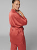 Satin Secrets Kimono - Quartz Pink