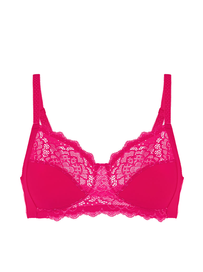 Structured wireless bra - Teaberry Pink