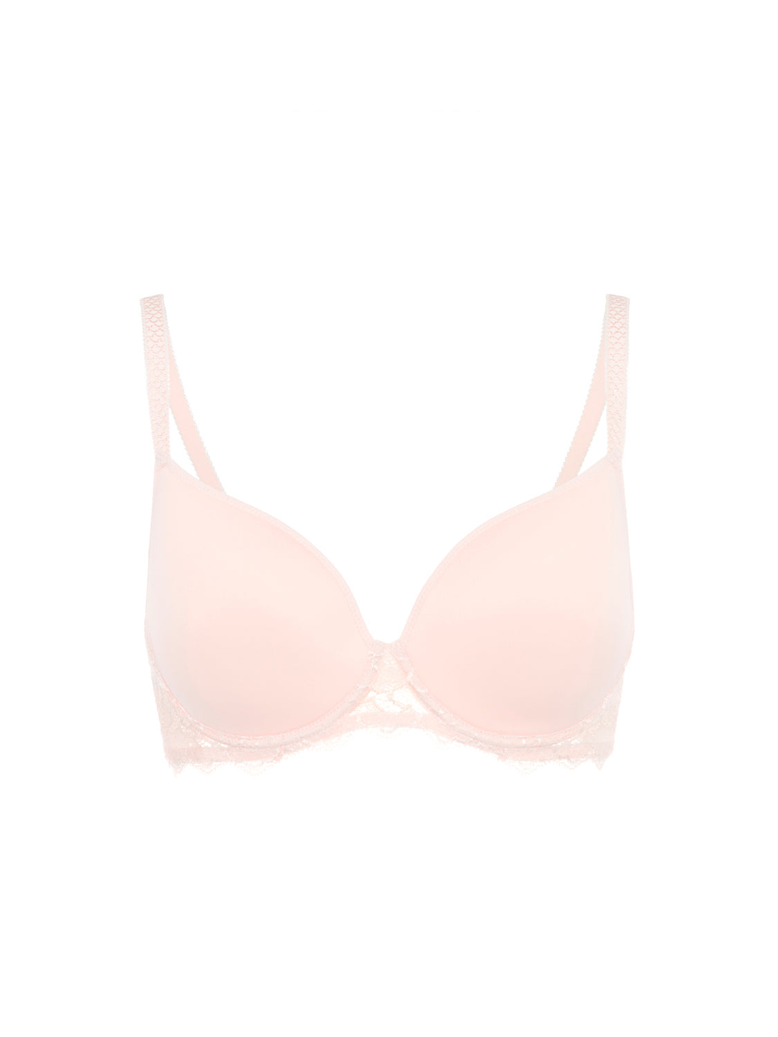 3D plunge bra - Blush