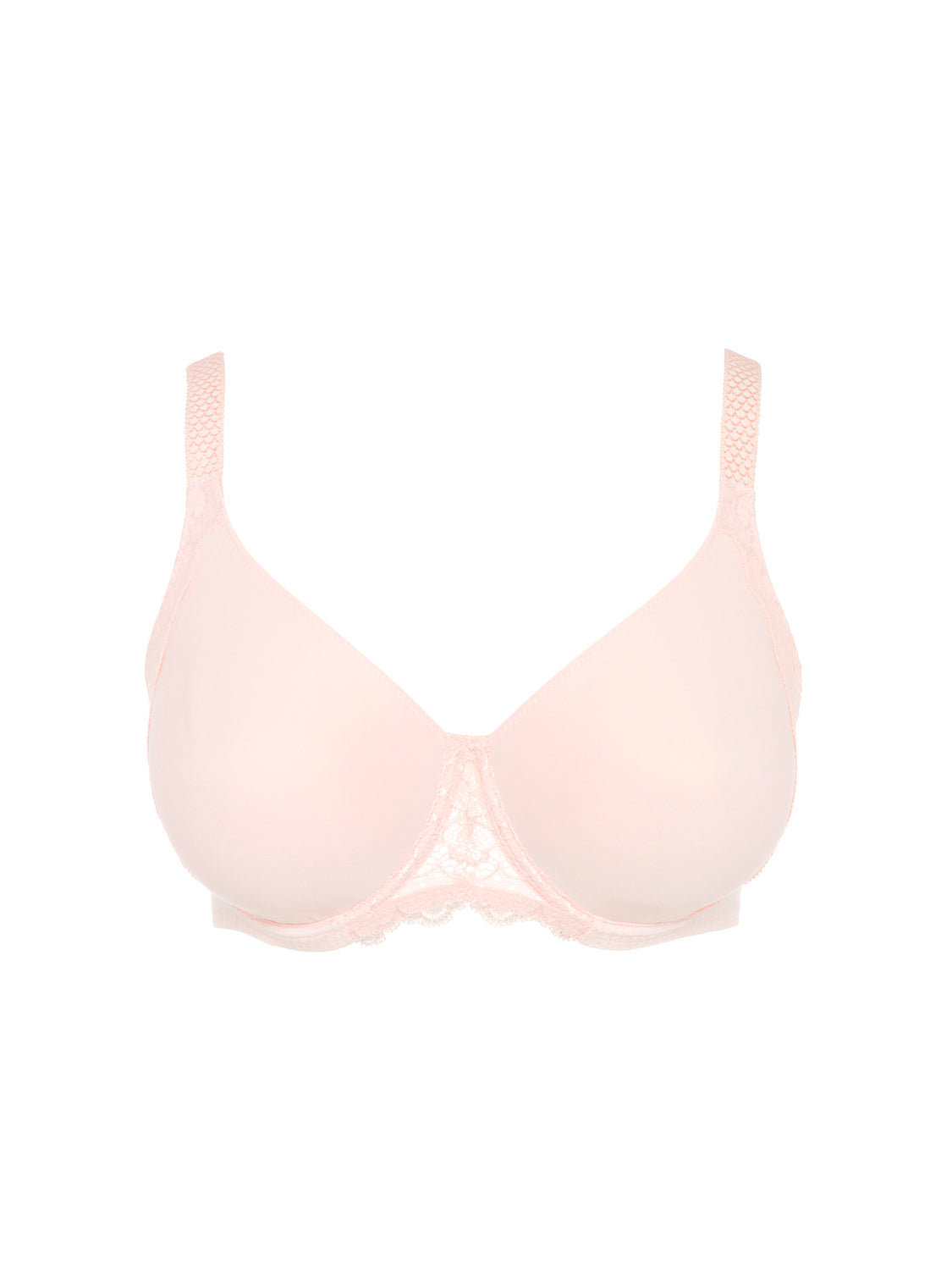Rigid moulded bra - Blush