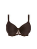 Moulded rigid underwired bra - Cocoa