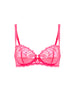 Half cup bra - Fabulous Pink