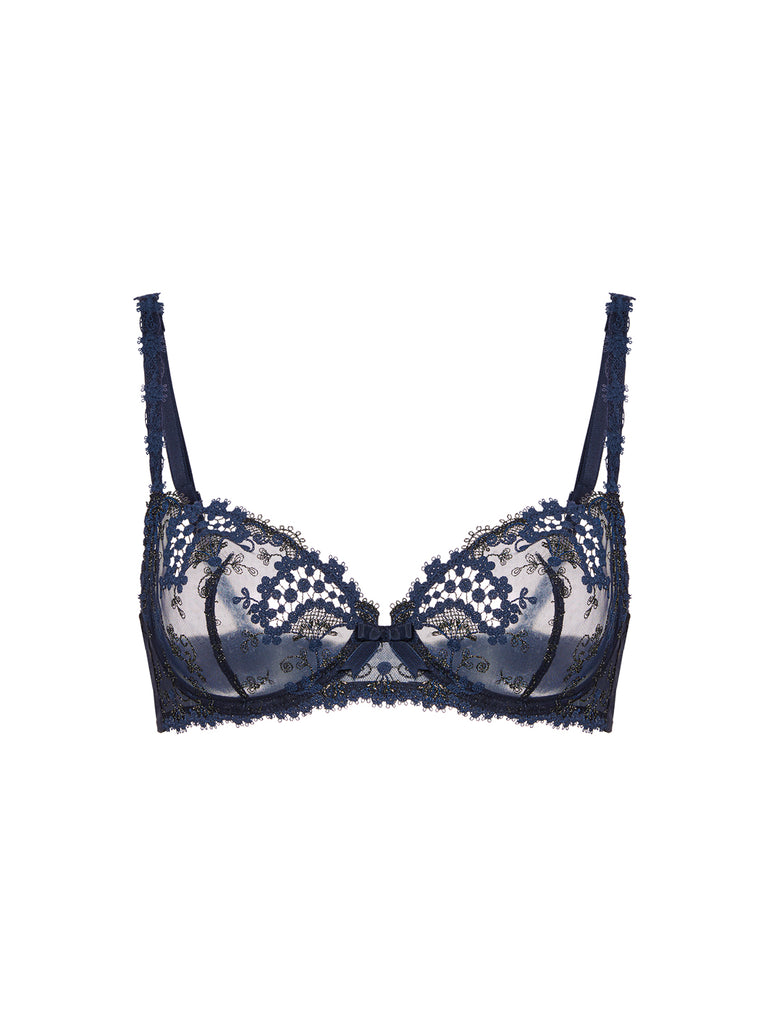 Half cup bra - Sapphire