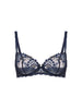 Half cup bra - Sapphire