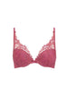 Plunging push-up bra - Rose sandalwood