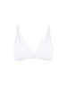 Structured wireless bra - White