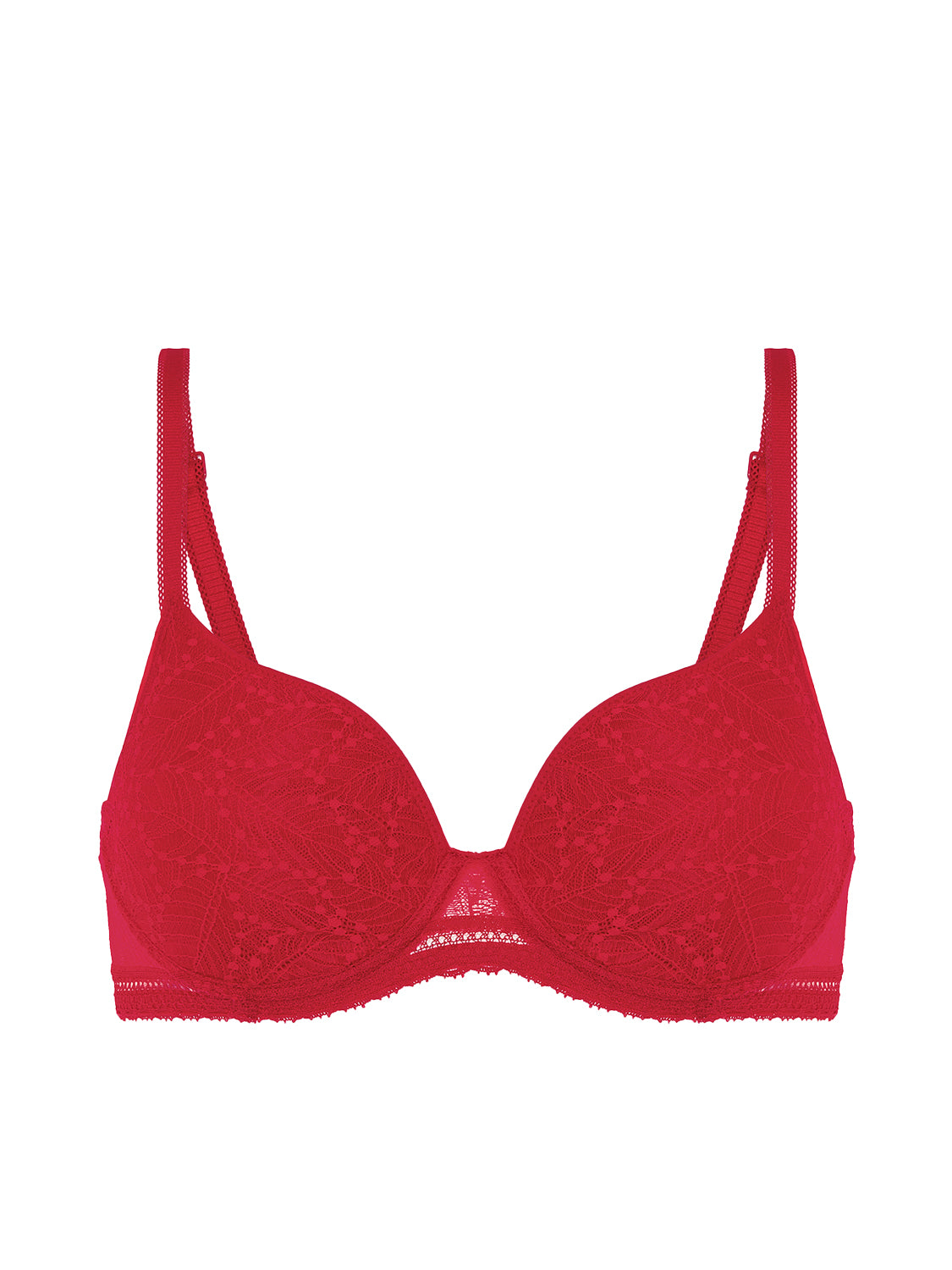 Spacer plunge bra - Ruby pink