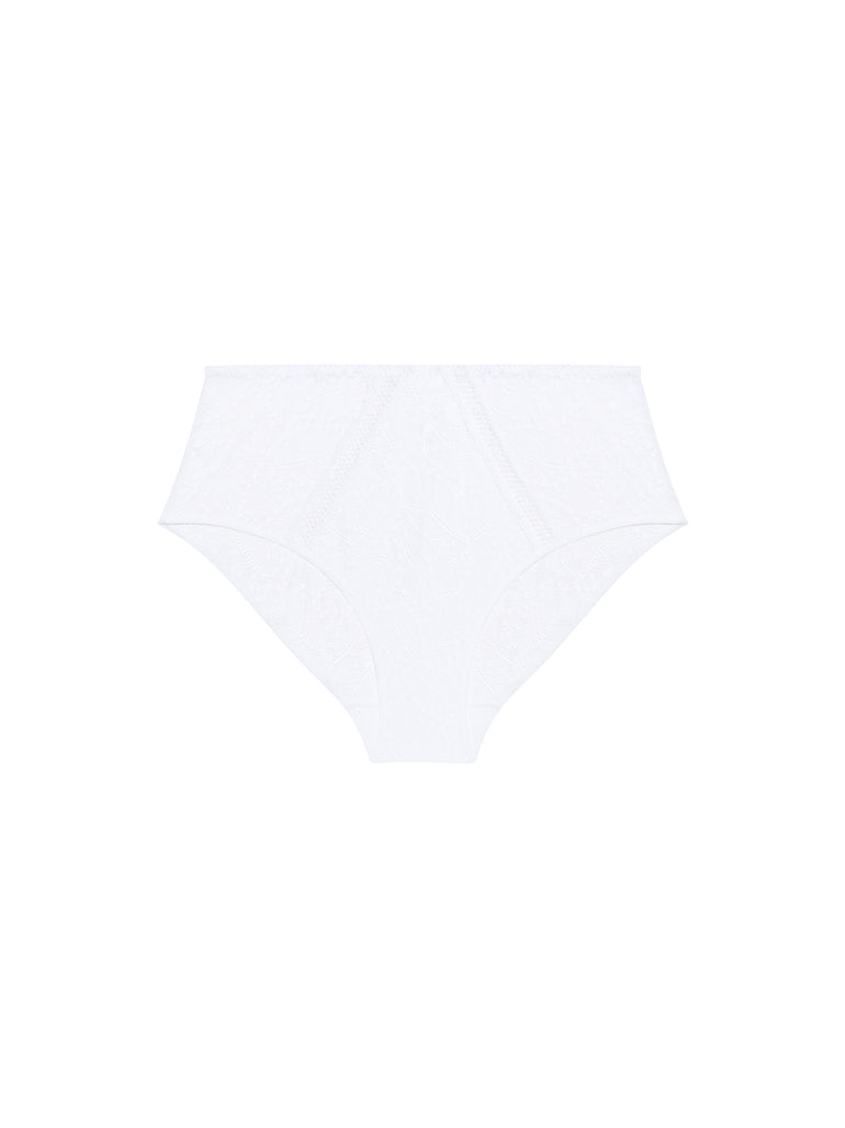 High-waist brief - White