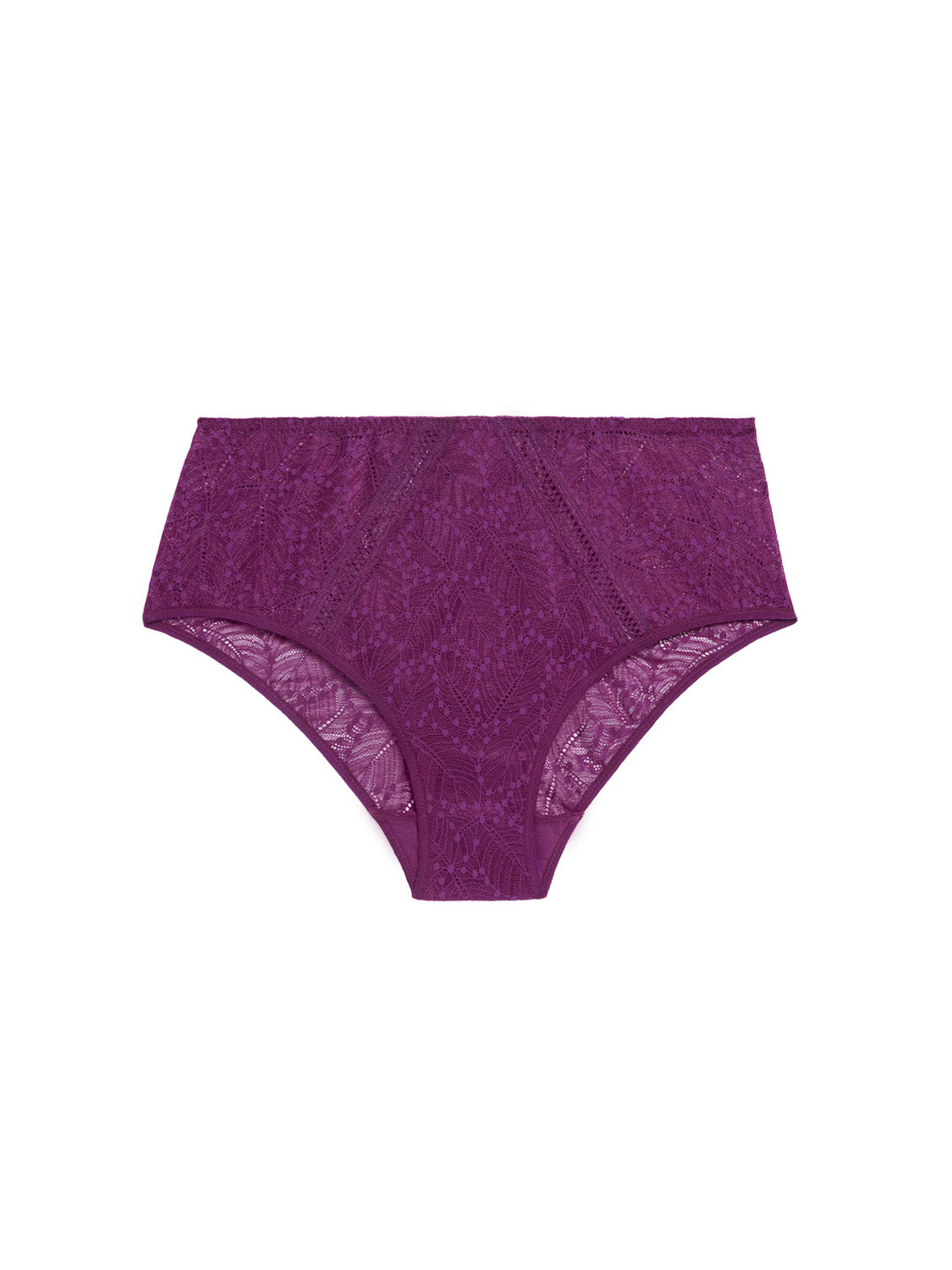 High-waist brief - Blackberry