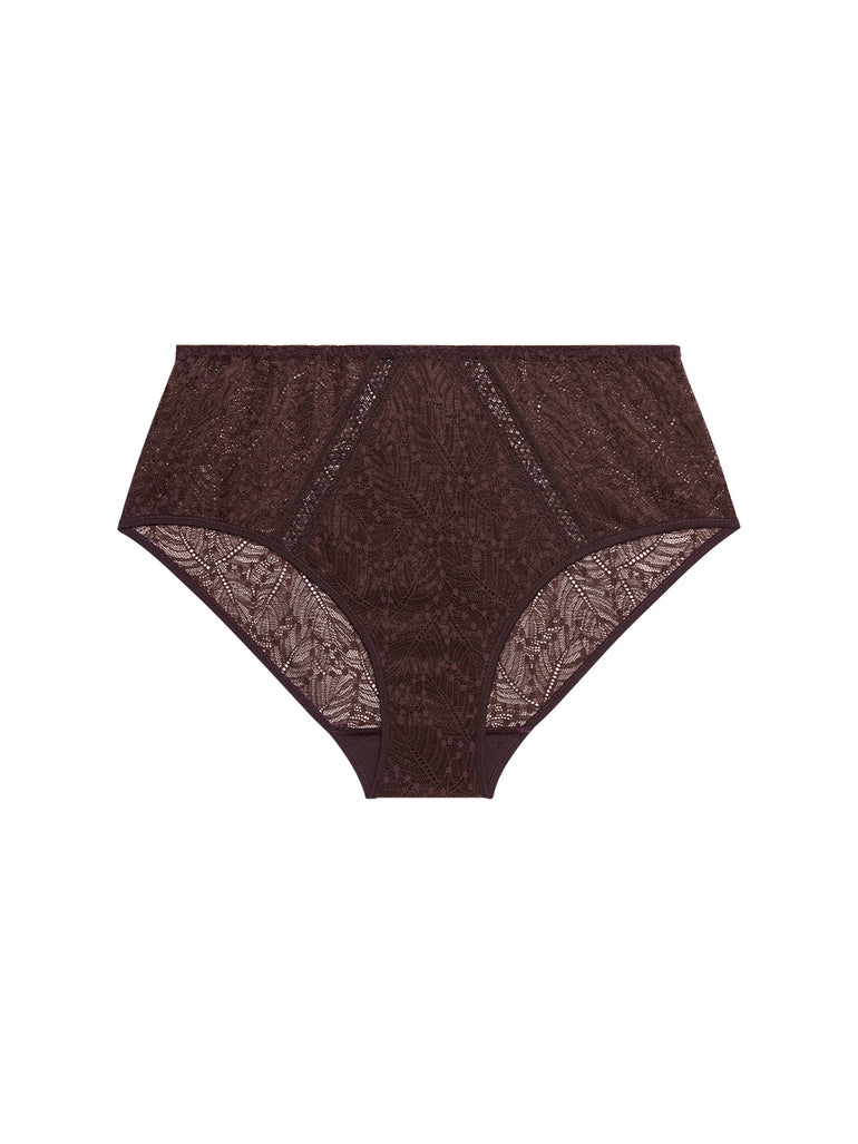 High-waist brief - Dark Brown