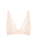 Soft cup triangle bra - Petal Powder