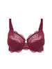 Full cup support bra - Spinel Red