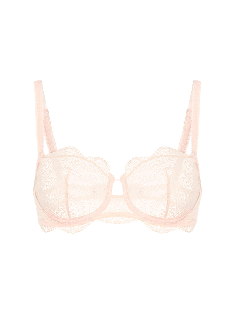 Half cup bra - Petal Powder
