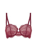 Half cup bra - Spinel Red