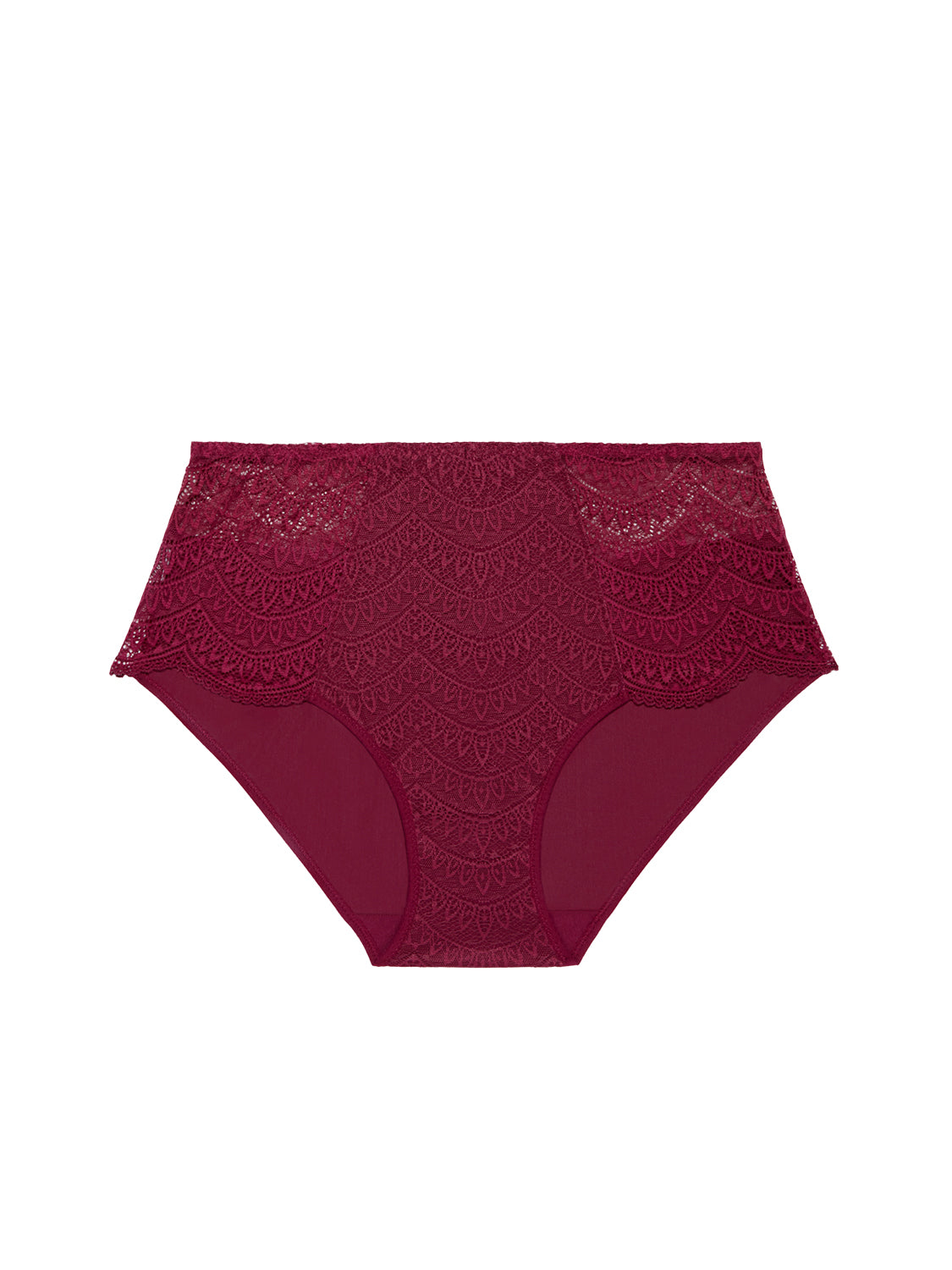 High-waist brief - Spinel Red