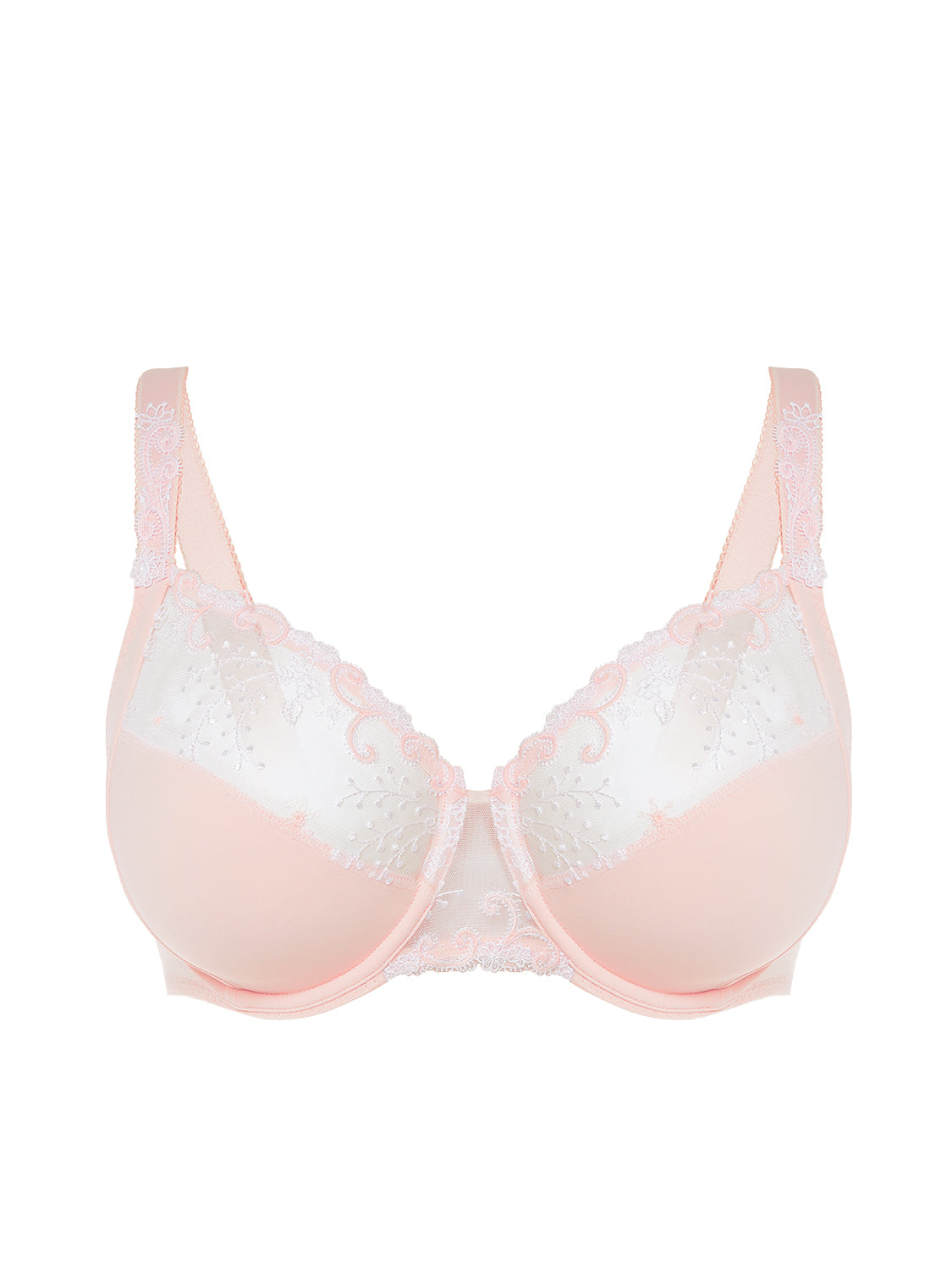 Full cup support bra - Blush