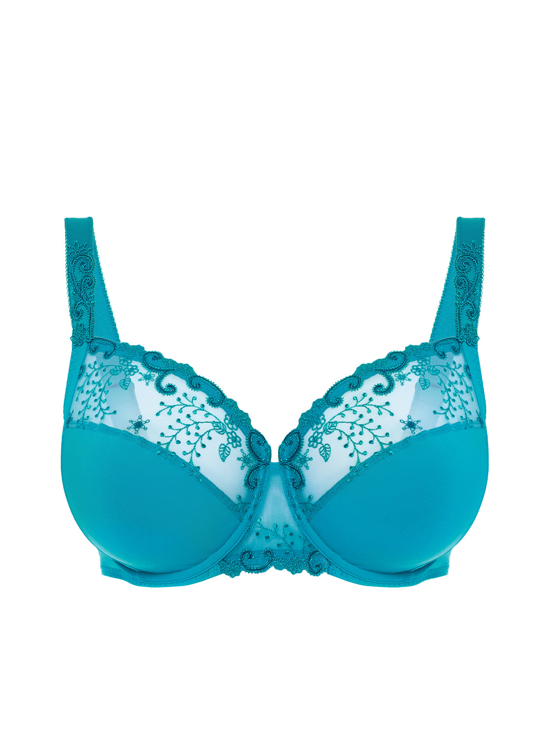 Full cup support bra - Atoll Blue