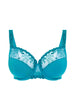 Full cup support bra - Atoll Blue