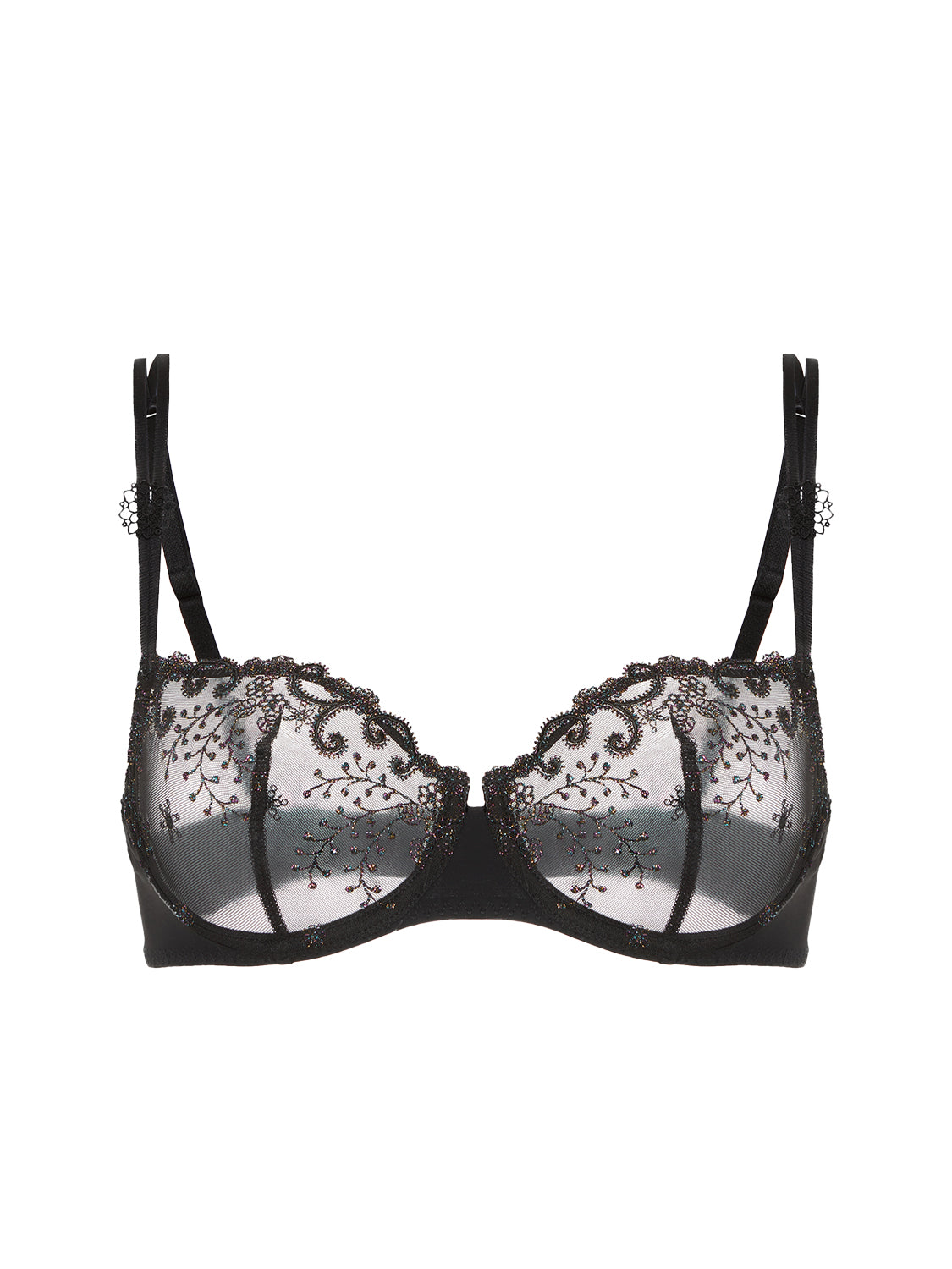 Half cup bra - Gem Black