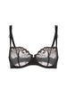 Half cup bra - Gem Black