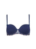 Squared neckline spacer bra - Rainbow Blue