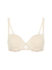 Squared neckline spacer bra - Topaz Beige