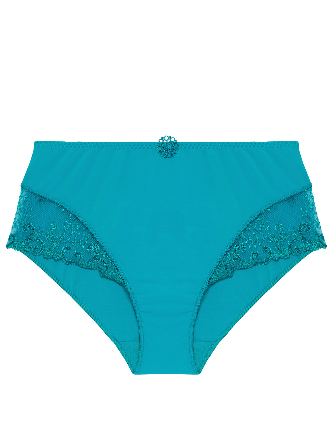 High-waist brief - Atoll Blue