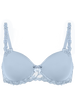 Squared neckline spacer bra - Dream Blue