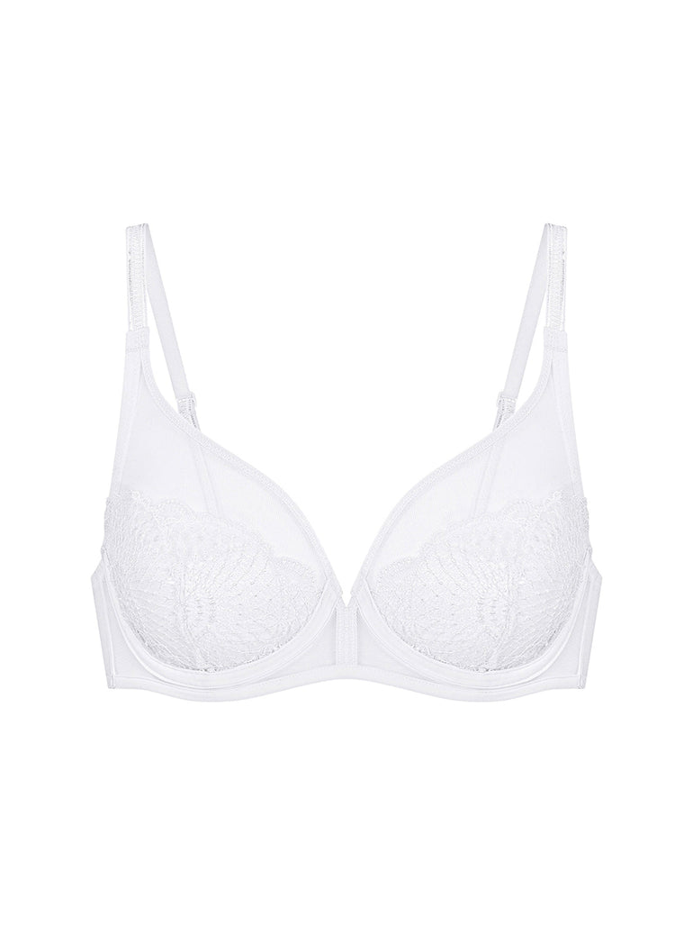 Reflet Full Coverage Plunge - White
