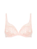 Plunging underwired bra - Pink Nude