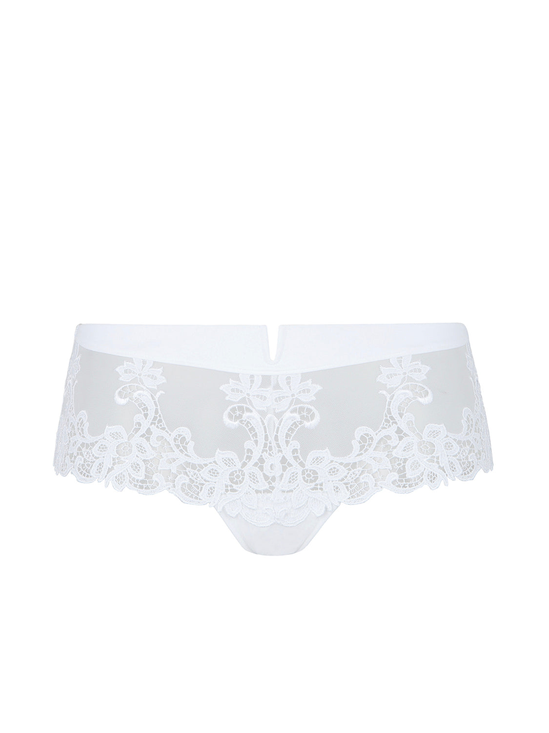 Saga Boyshort - White