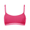 Soft cup triangle bra - Fuschia
