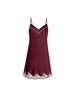 Silk Dress - Night red